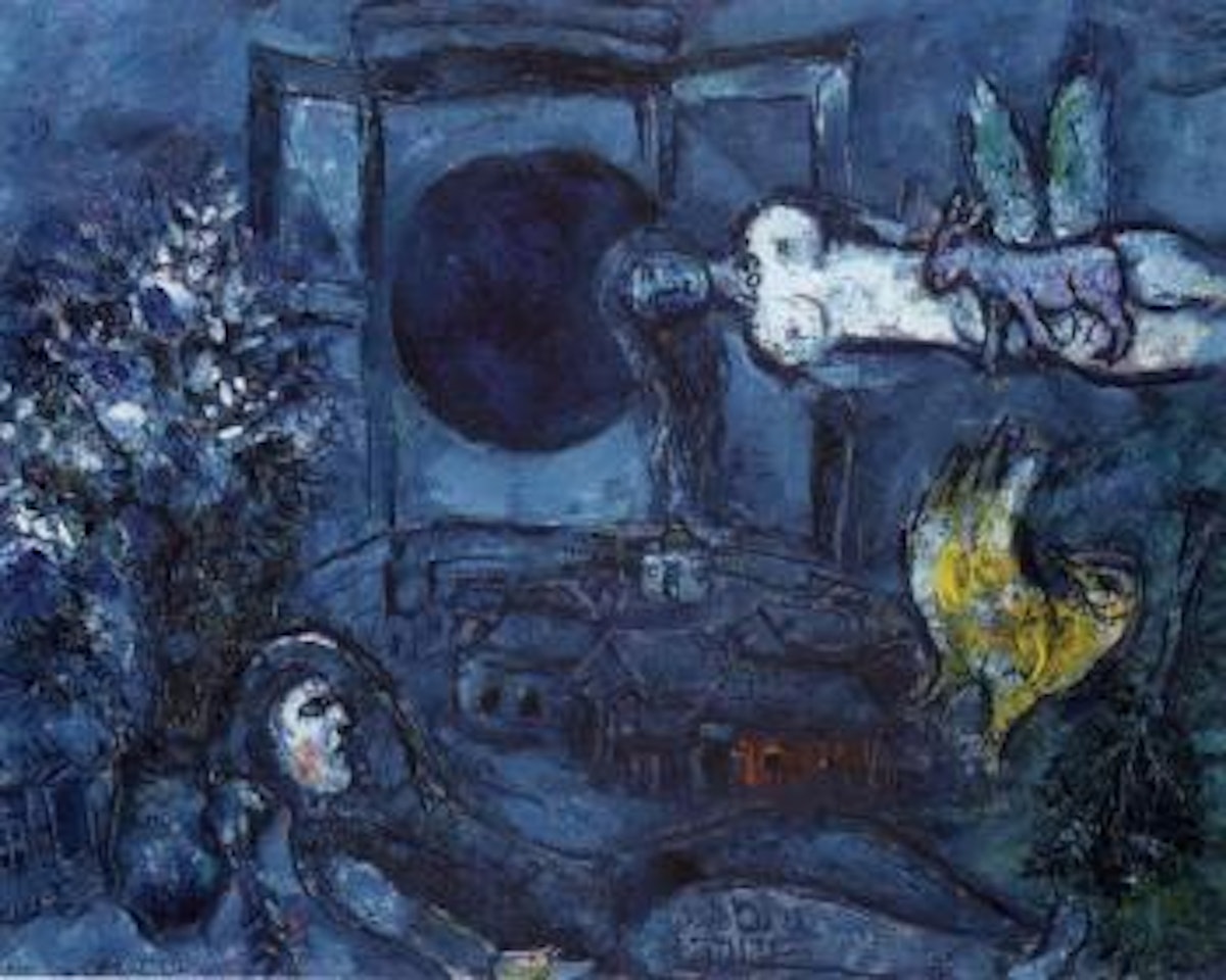 La fenetre dans le ciel by Marc Chagall