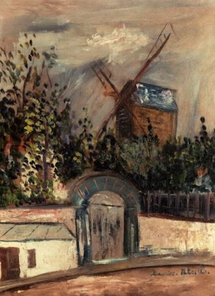 Montmartre, Le Moulin de la Galette by Maurice Utrillo