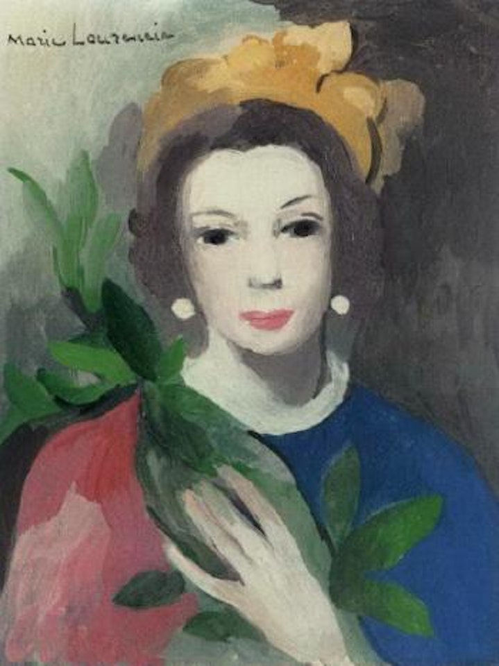 La femme aux fleurs by Marie Laurencin