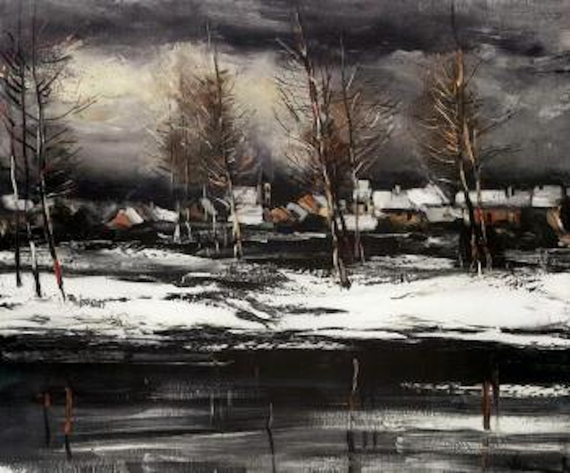 Paysage en neige by Maurice de Vlaminck