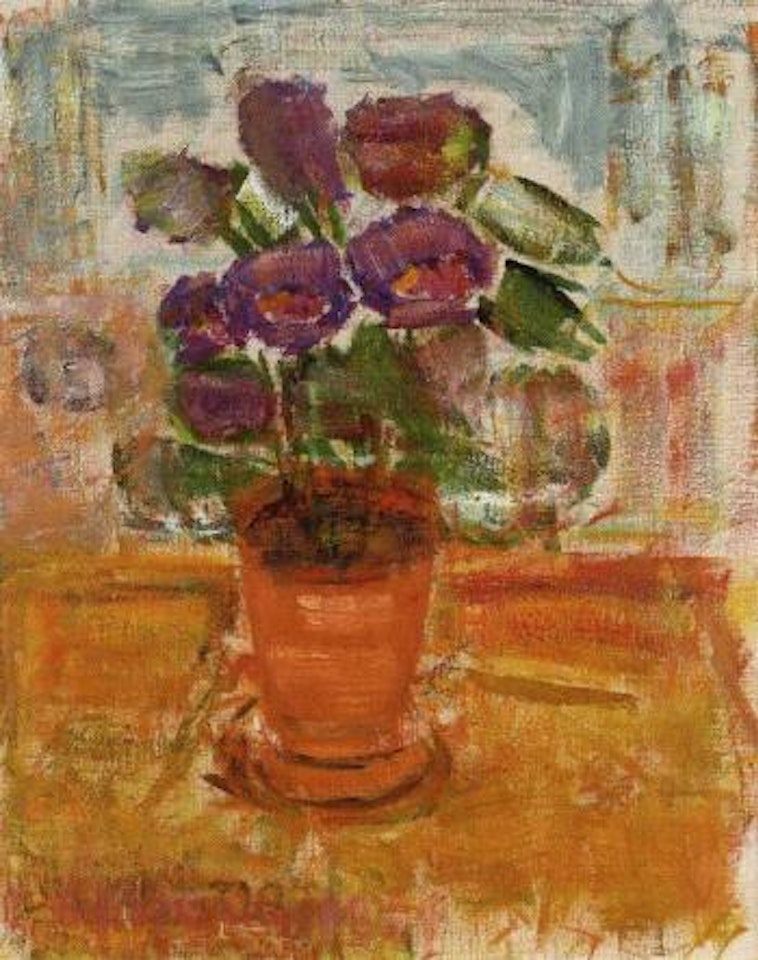 Flowers in jug by Carl Kylberg