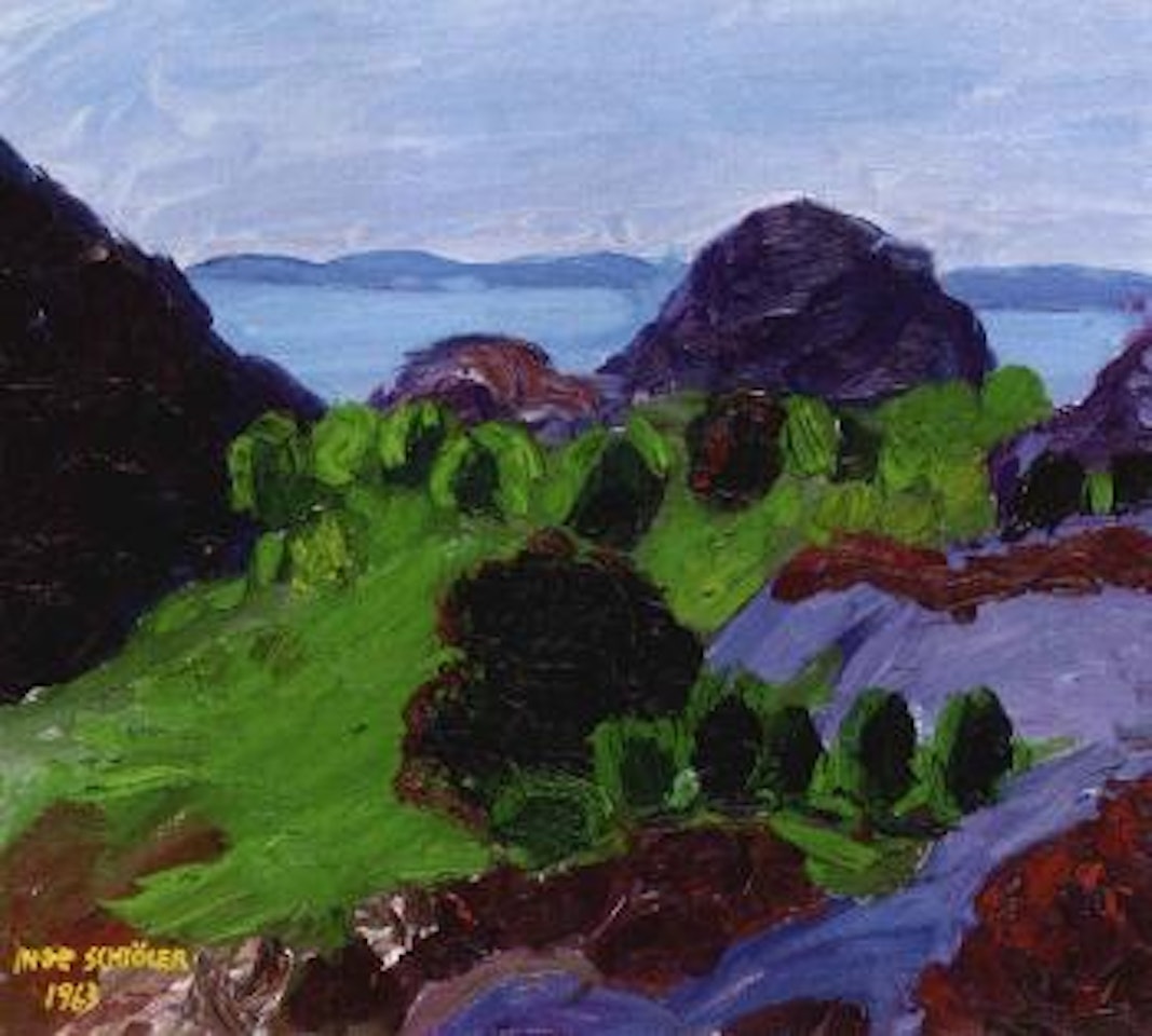 Landscape, Bohuslan by Inge Schiöler