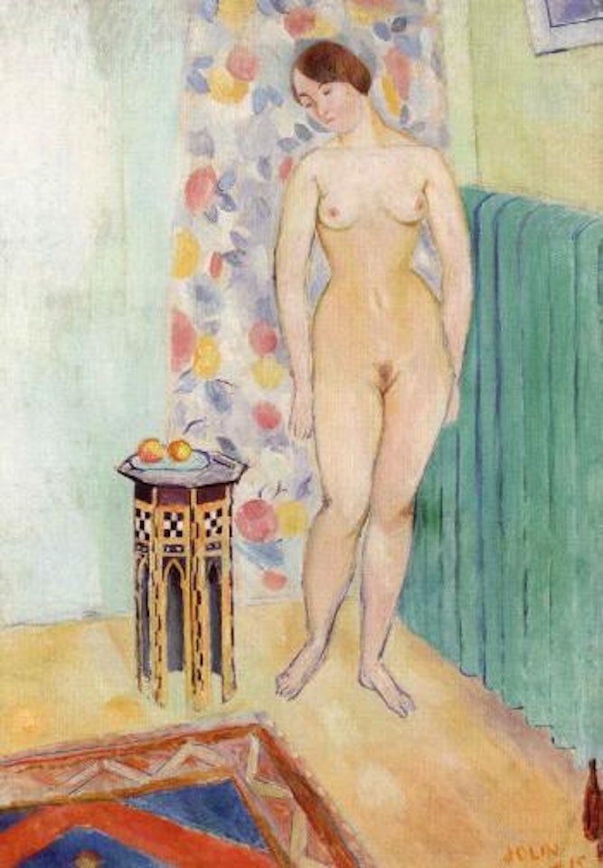 Interior scene with female model by Einar Jolin