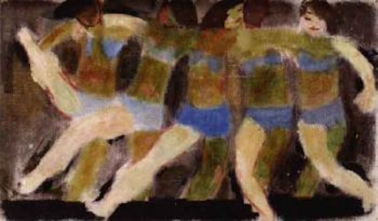 Girls dancing by Ragnar Sandberg