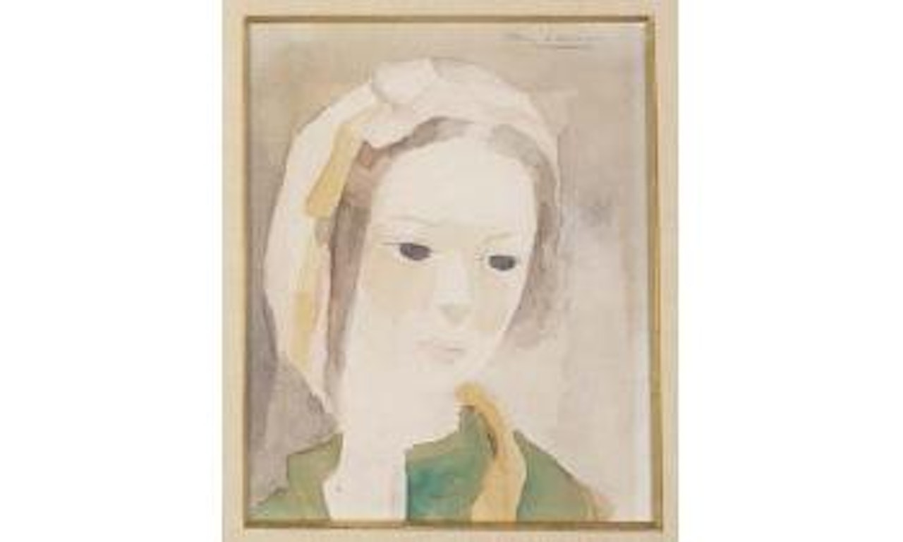 Tete de jeune fille by Marie Laurencin