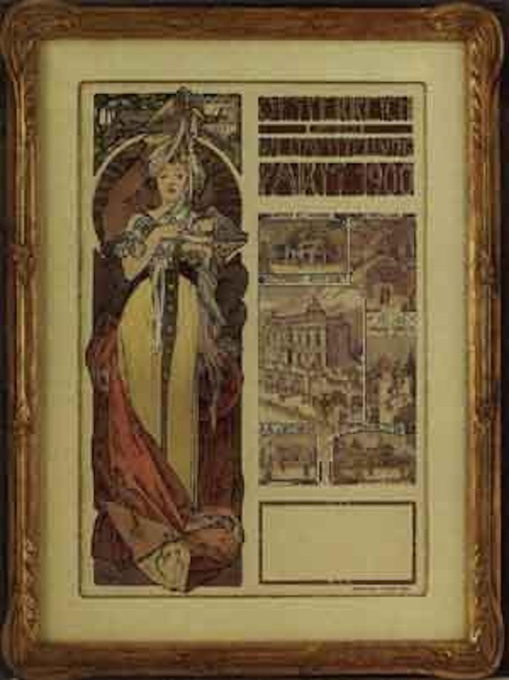 Paris 1900, Oesterreich Westausstellung by Alphonse Mucha