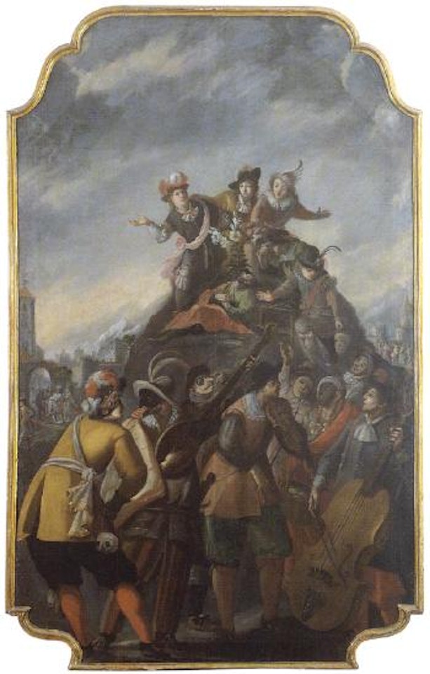 Carnival scene by Venetian School
