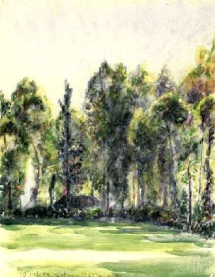 Paysage a Bazincourt by Camille Pissarro