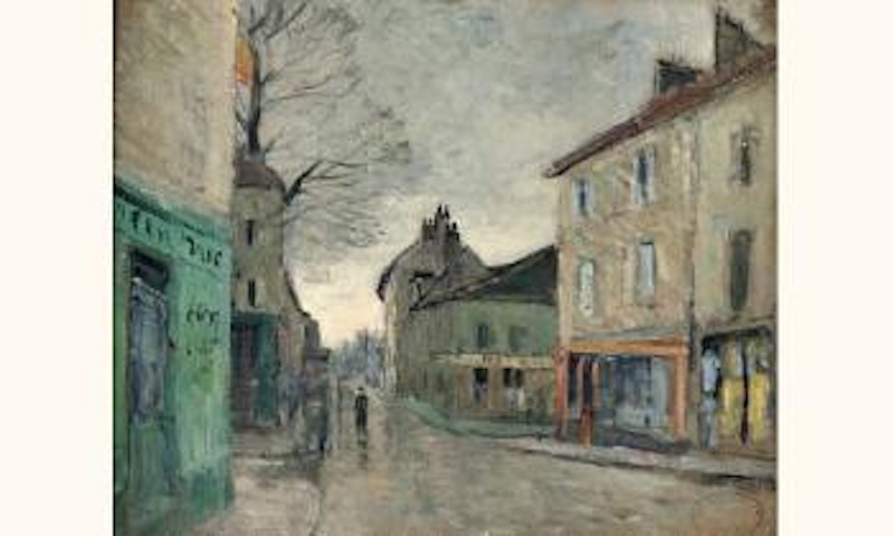 Village en automne by Gustave Loiseau