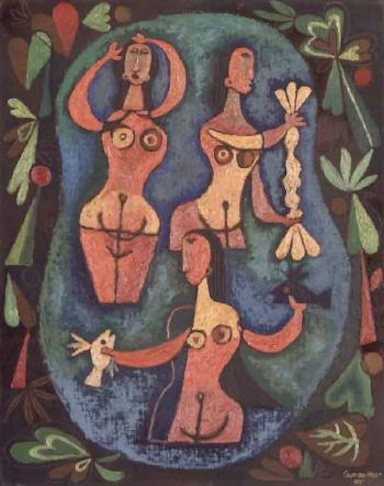 Bathers by Mario Carreno
