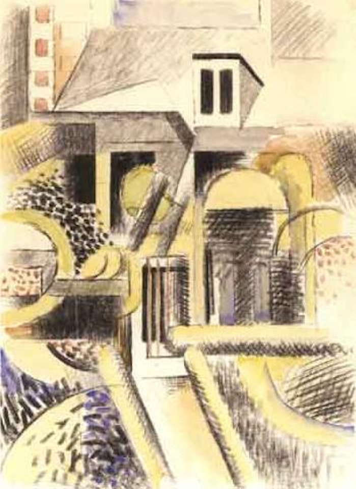 Paysage cubiste by Auguste Herbin
