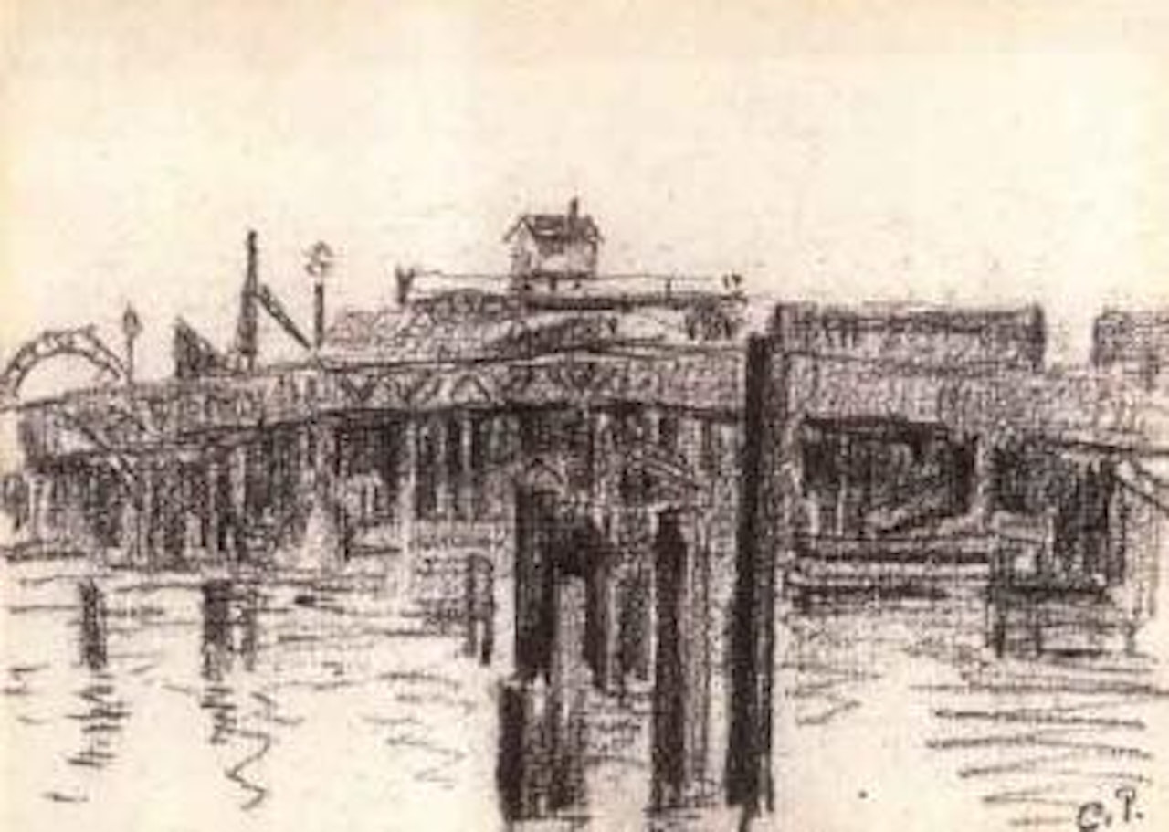 Pont by Camille Pissarro