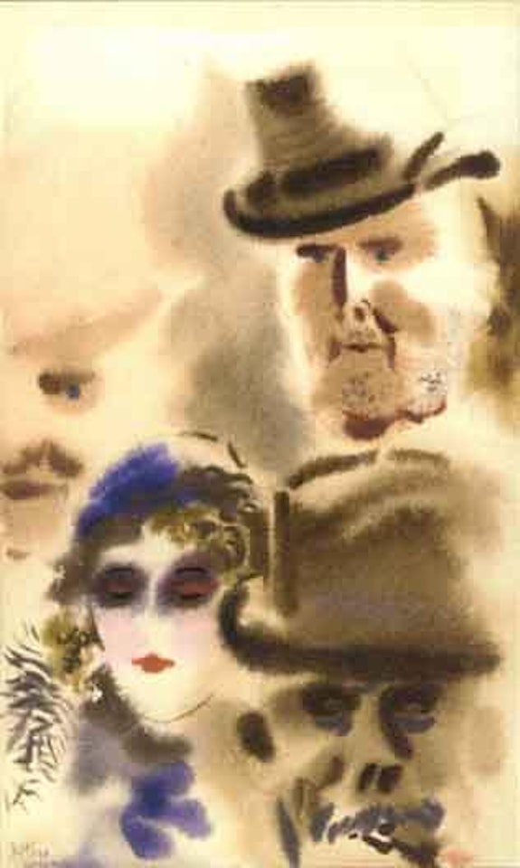 Manhattan faces by George Grosz