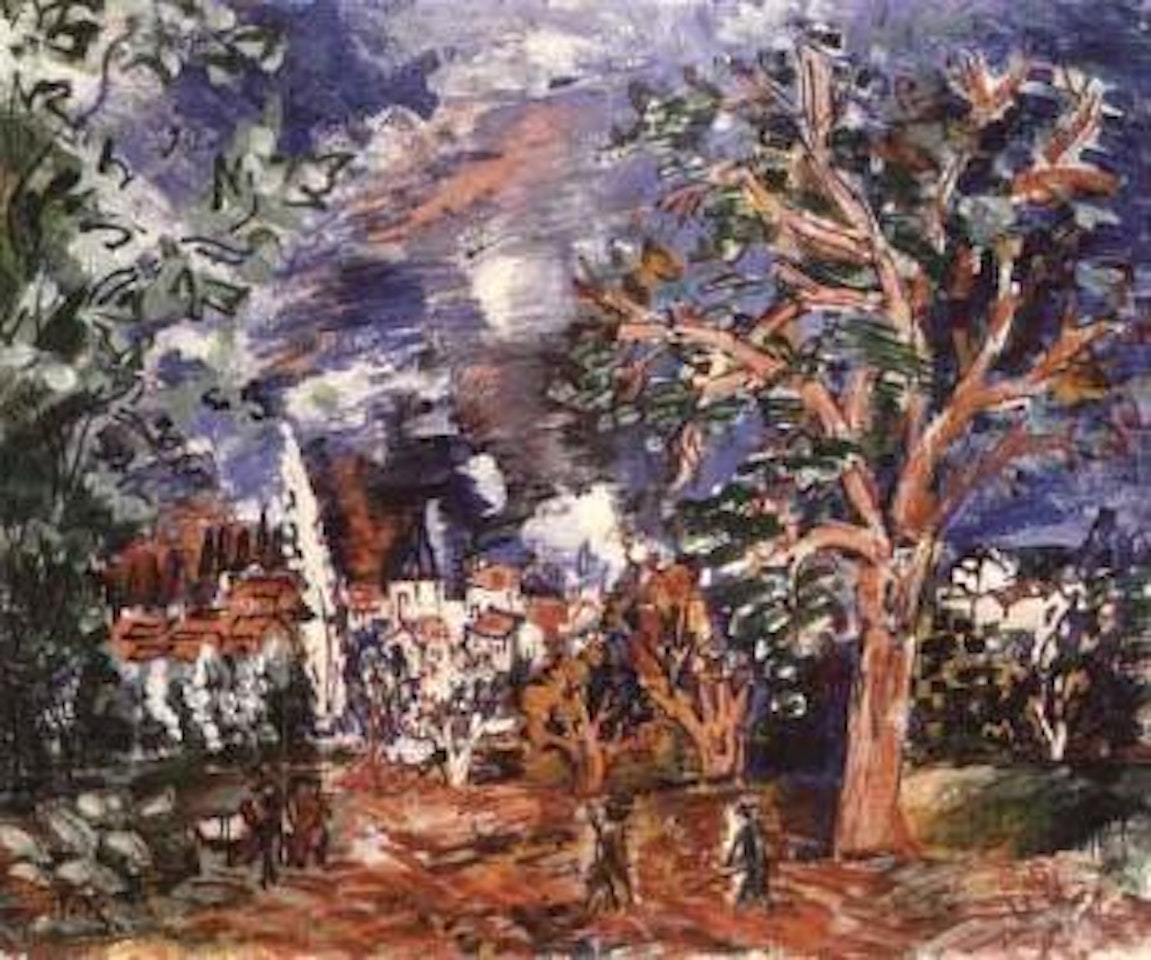 Village du Limousin by Jean Dufy