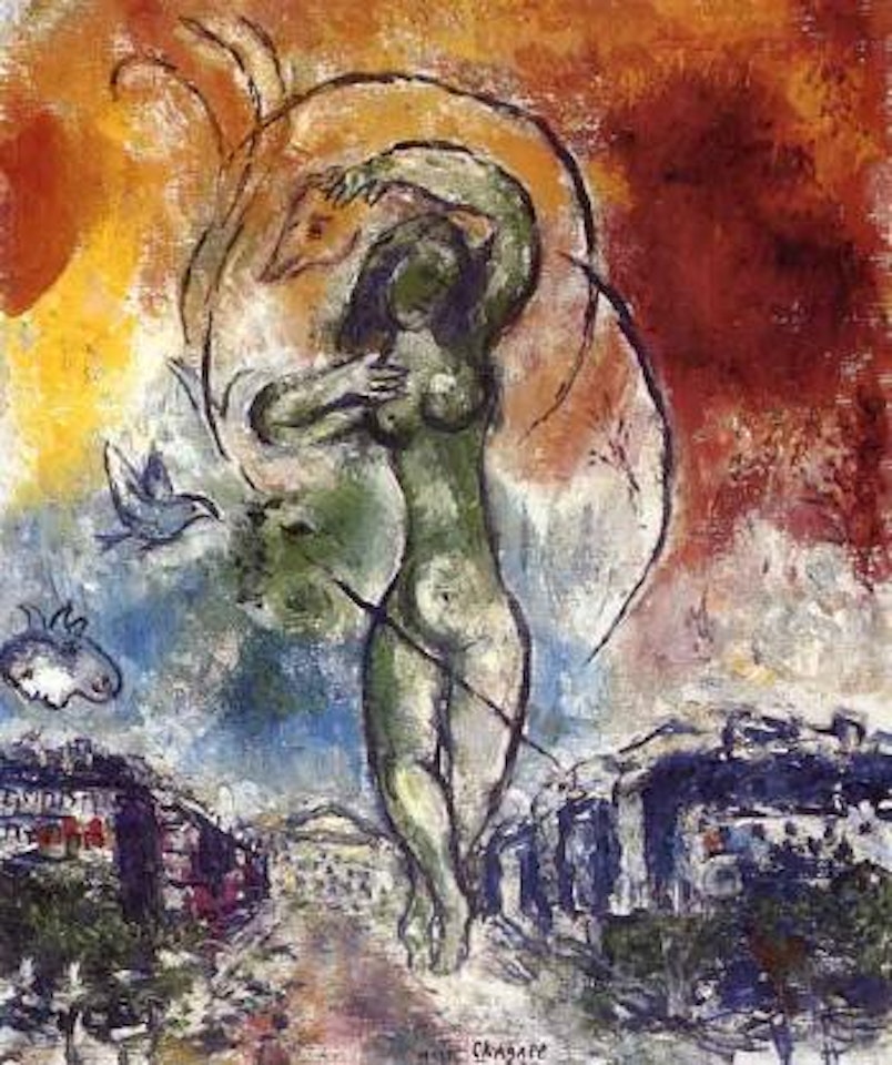 Avenue de l'Opera by Marc Chagall