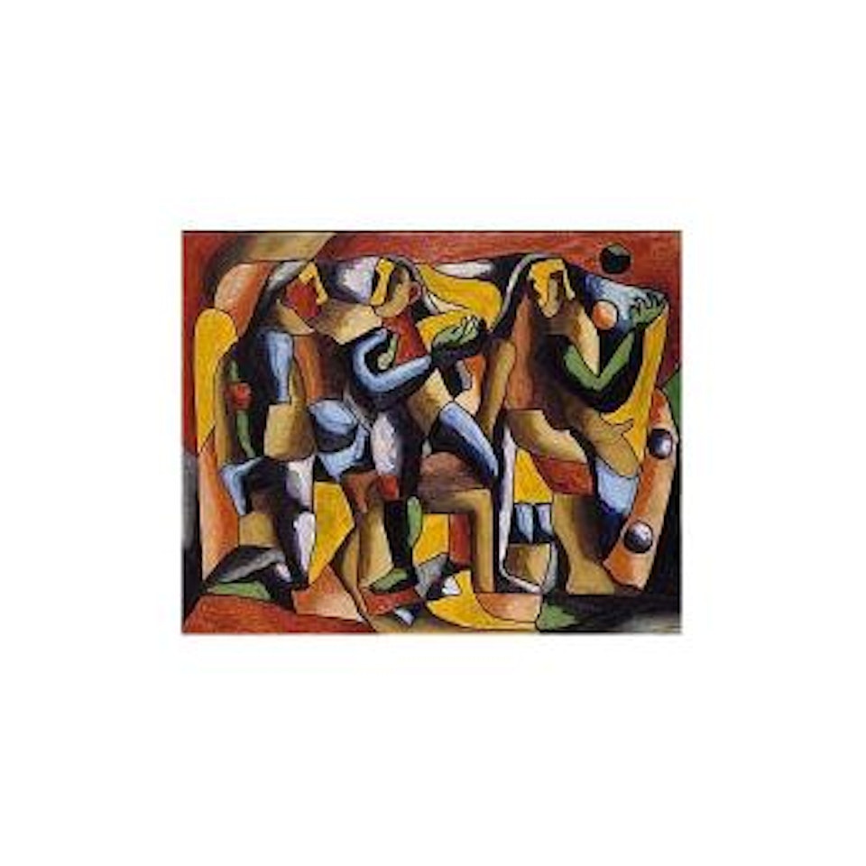 Tres figuras - Three figures by Cundo Bermudez