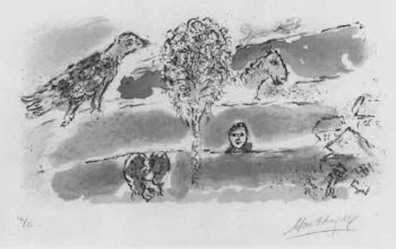 Le fleuve vert by Marc Chagall