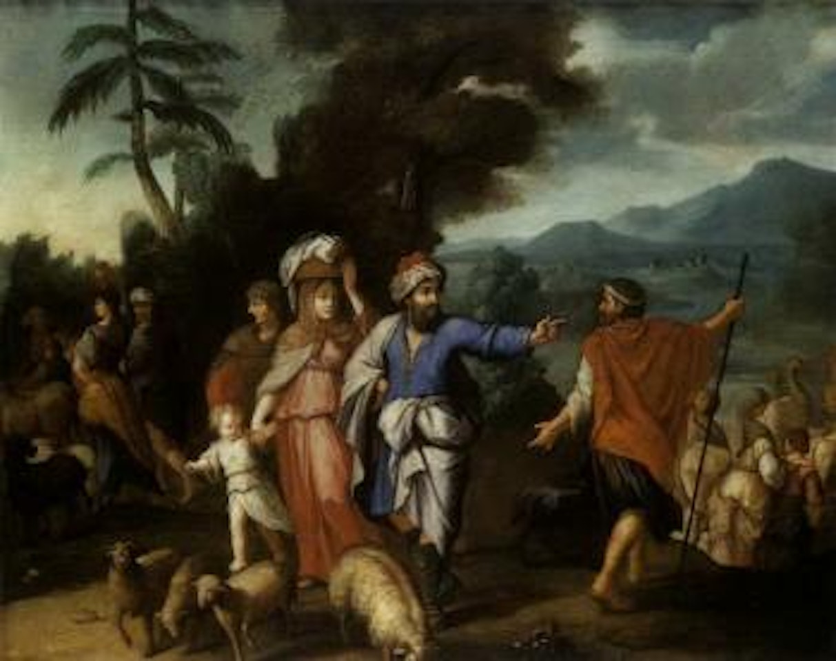Jacob and Laban by Italian School