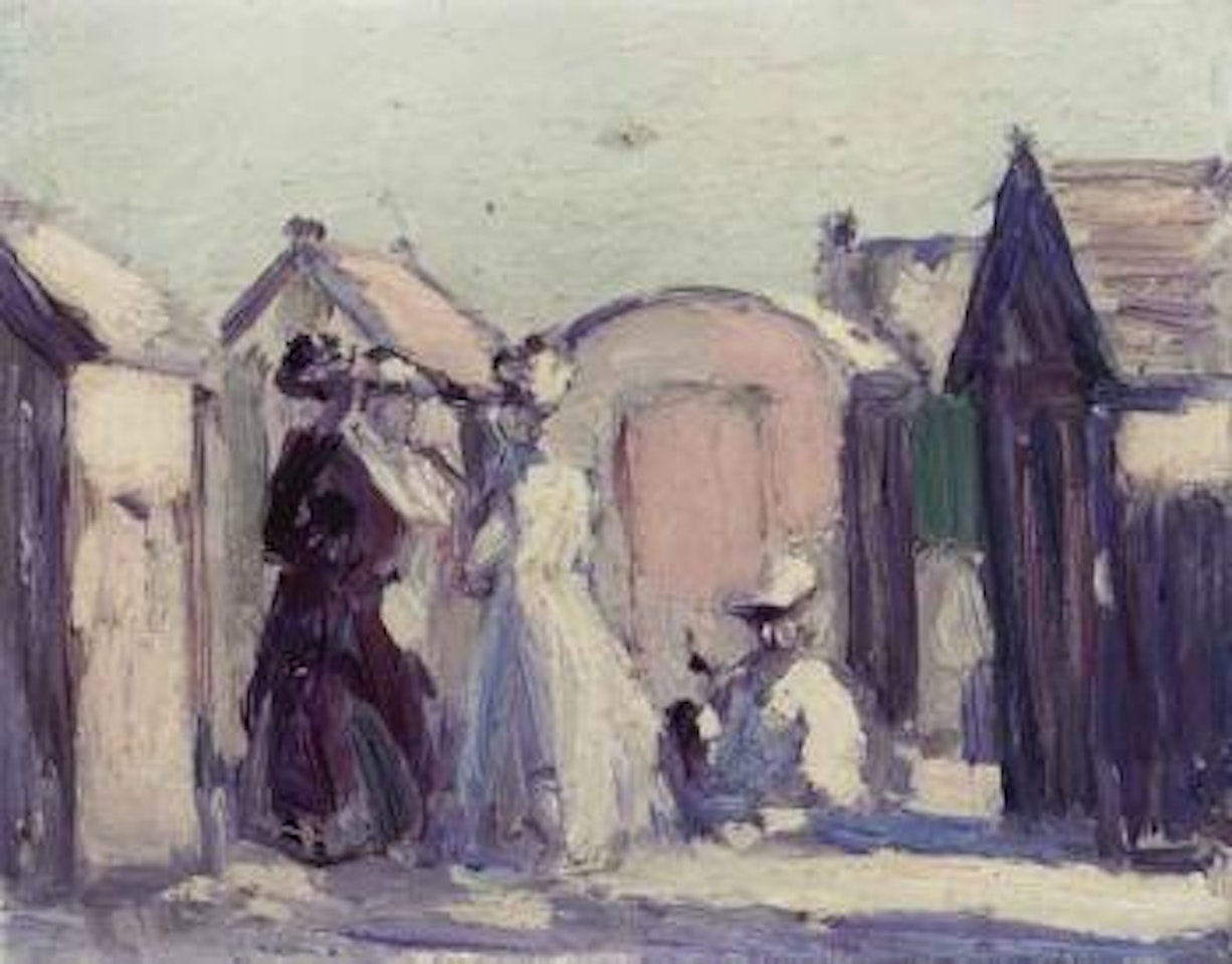 Paris, plage, France by John Duncan Fergusson