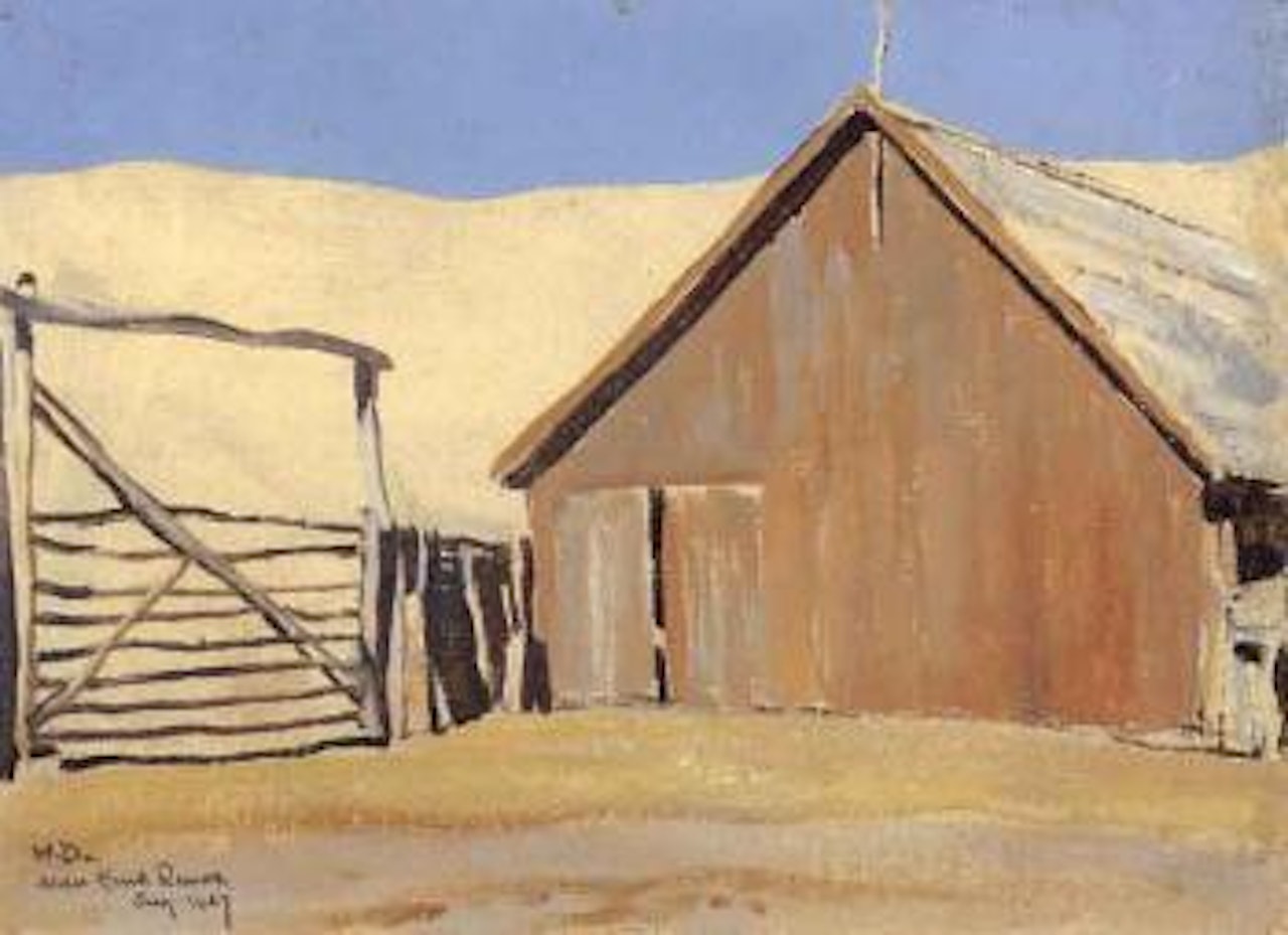 Creek ranch by Maynard Dixon