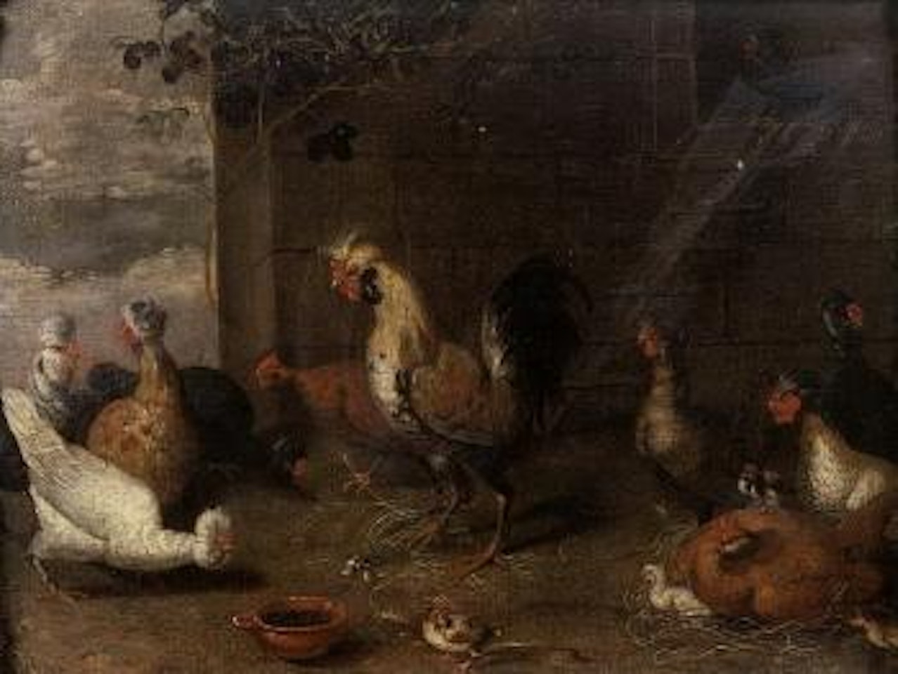 Scene de basse-cour by Jan Van Kessel The Elder