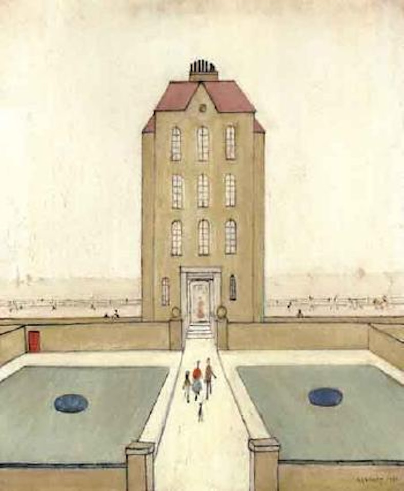 House by the sea by Laurence Stephen Lowry
