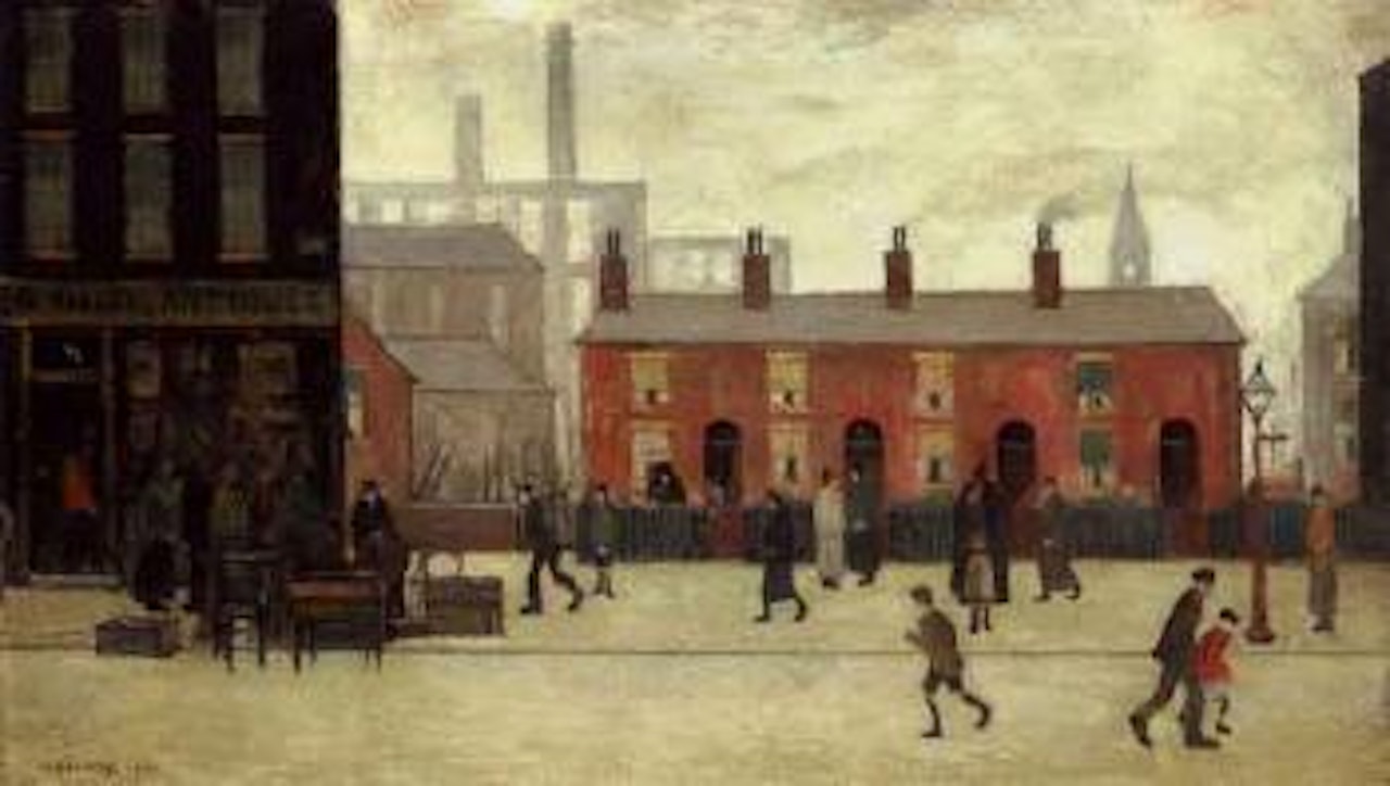 Broker's shop by Laurence Stephen Lowry