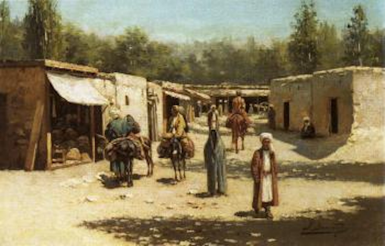 Market day by Richard Karlovich Zommer