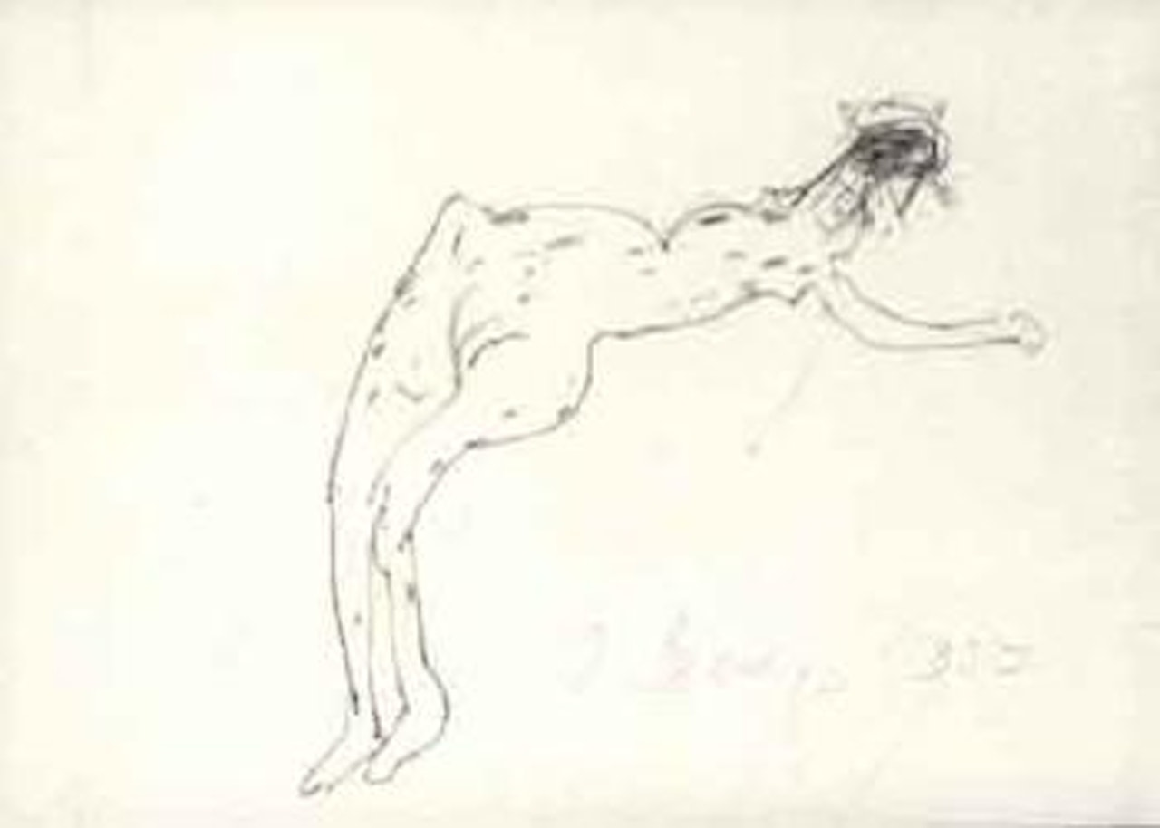 Untitled - Akt by Joseph Beuys
