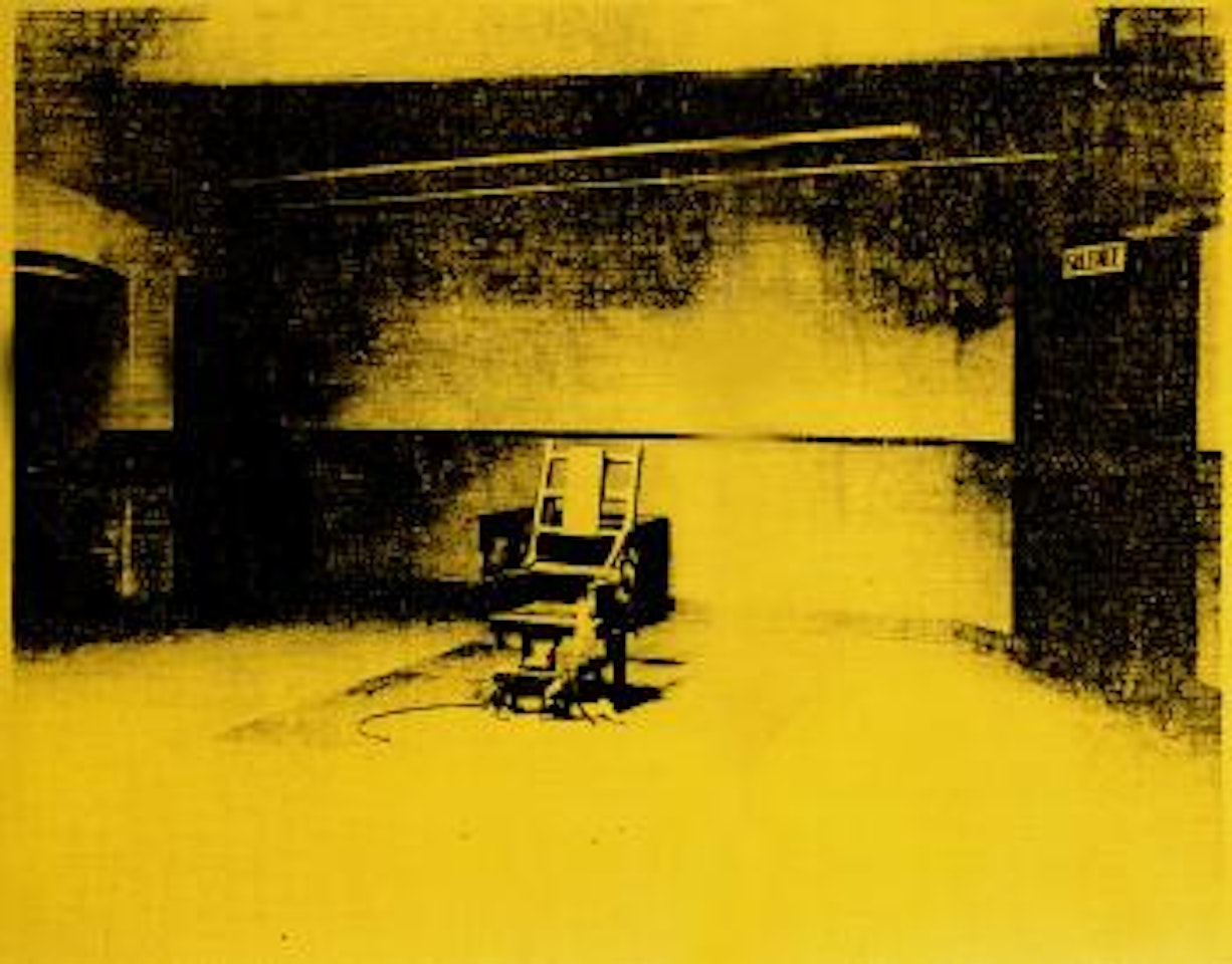 Little electric chair by Andy Warhol