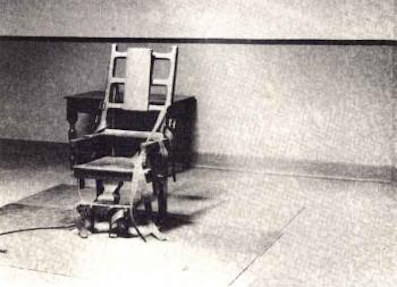 Electric chair by Andy Warhol