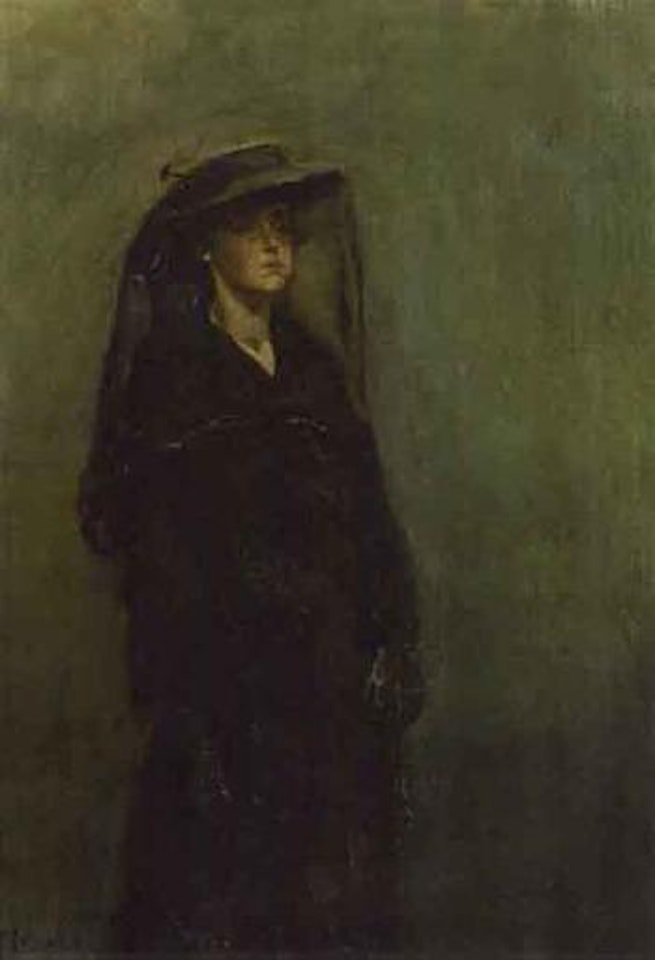 The widow by Christian Krohg
