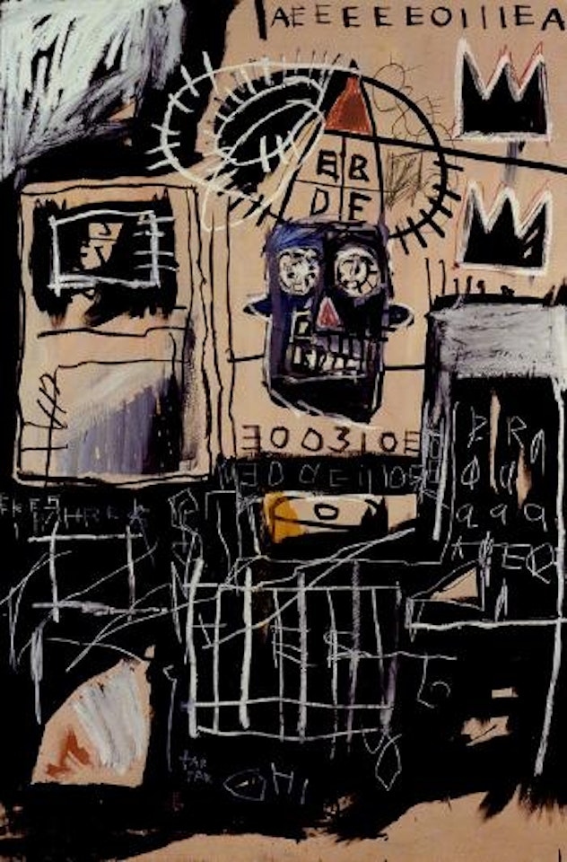 Untitled composition by Jean-Michel Basquiat