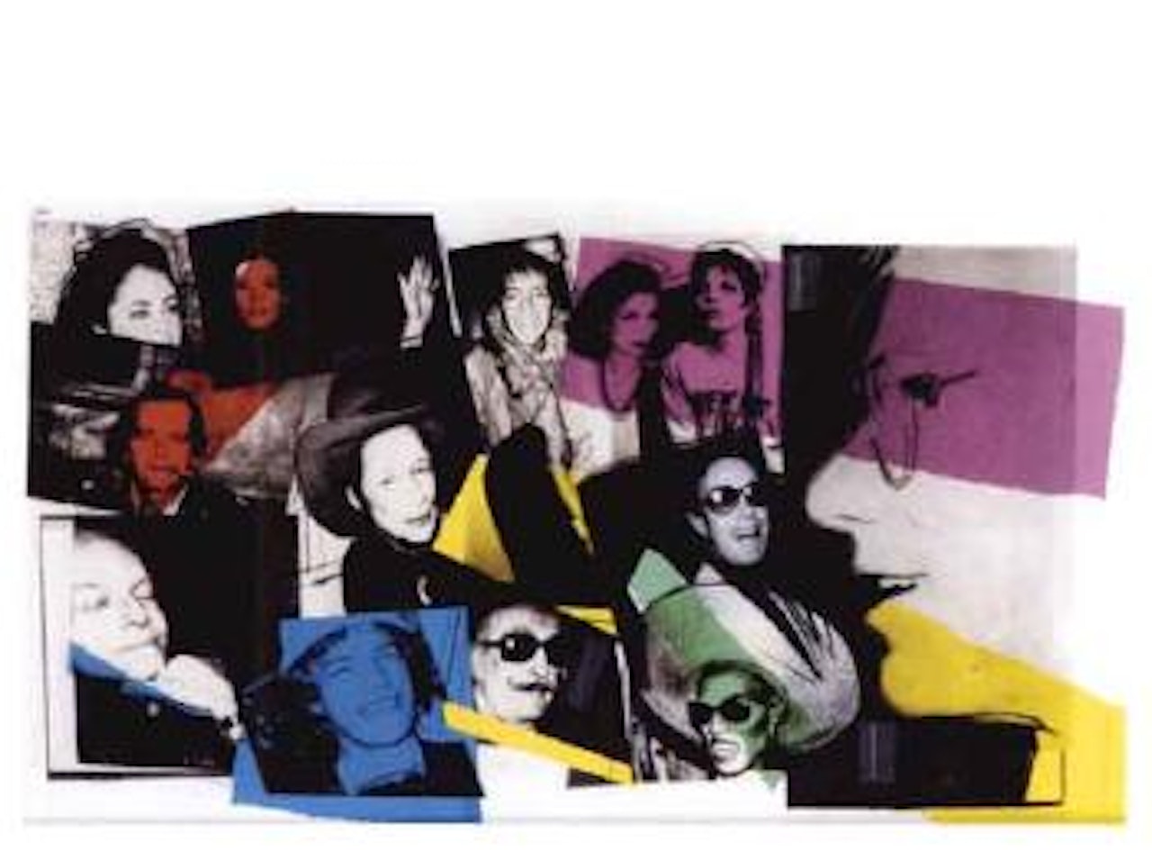Celebrity exposures by Andy Warhol