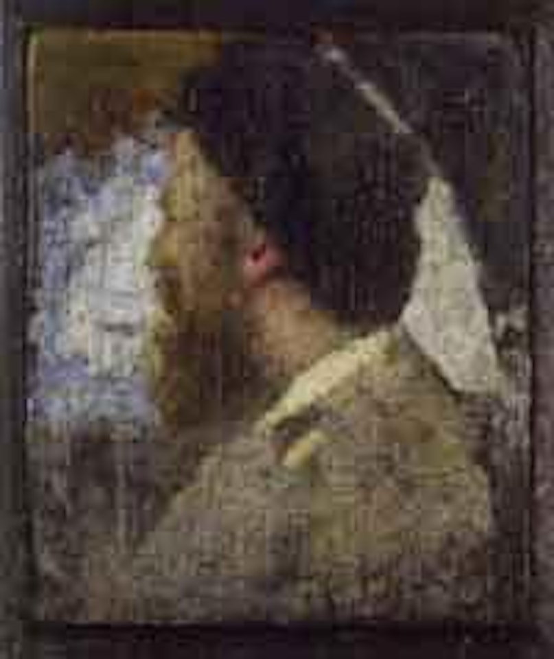 Self portrait by Fritz Thaulow