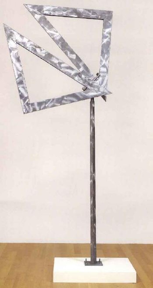 Untitled - two triangles by George Rickey