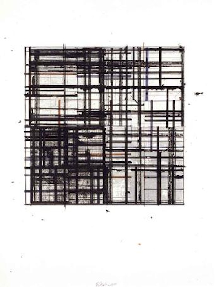 Untitled - tile by Brice Marden