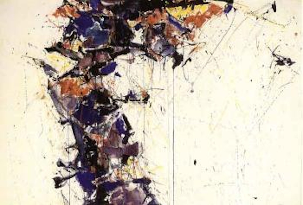 Untitled composition by Sam Francis