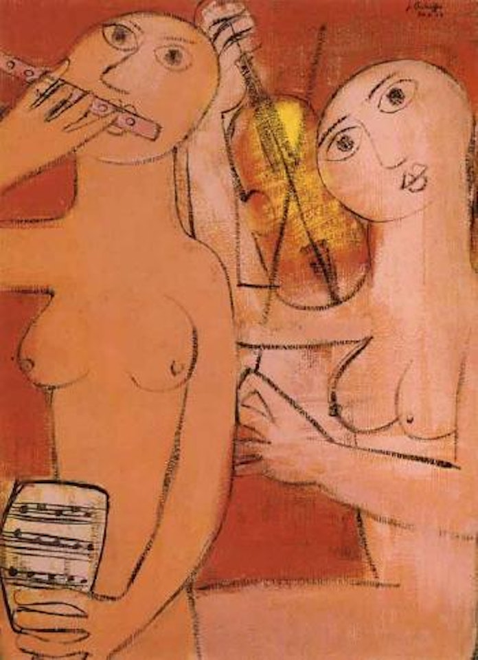 Musiciennes by Jean Dubuffet