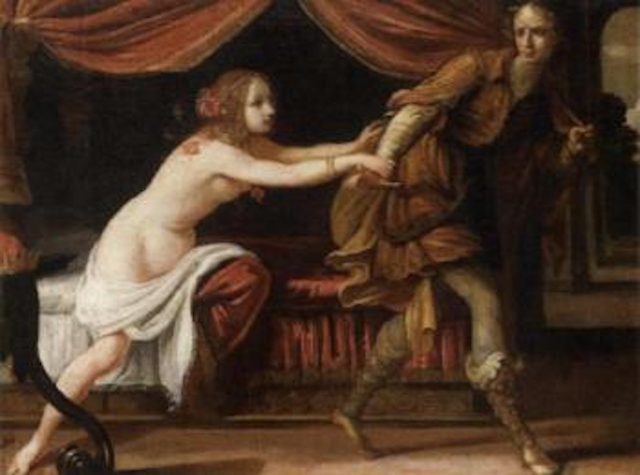 Joseph and Potiphar's wife by Florentine School
