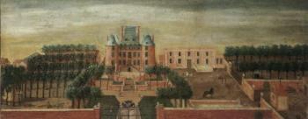 View of Chateau of St Elix in St Elix, Haute Garonne by French School