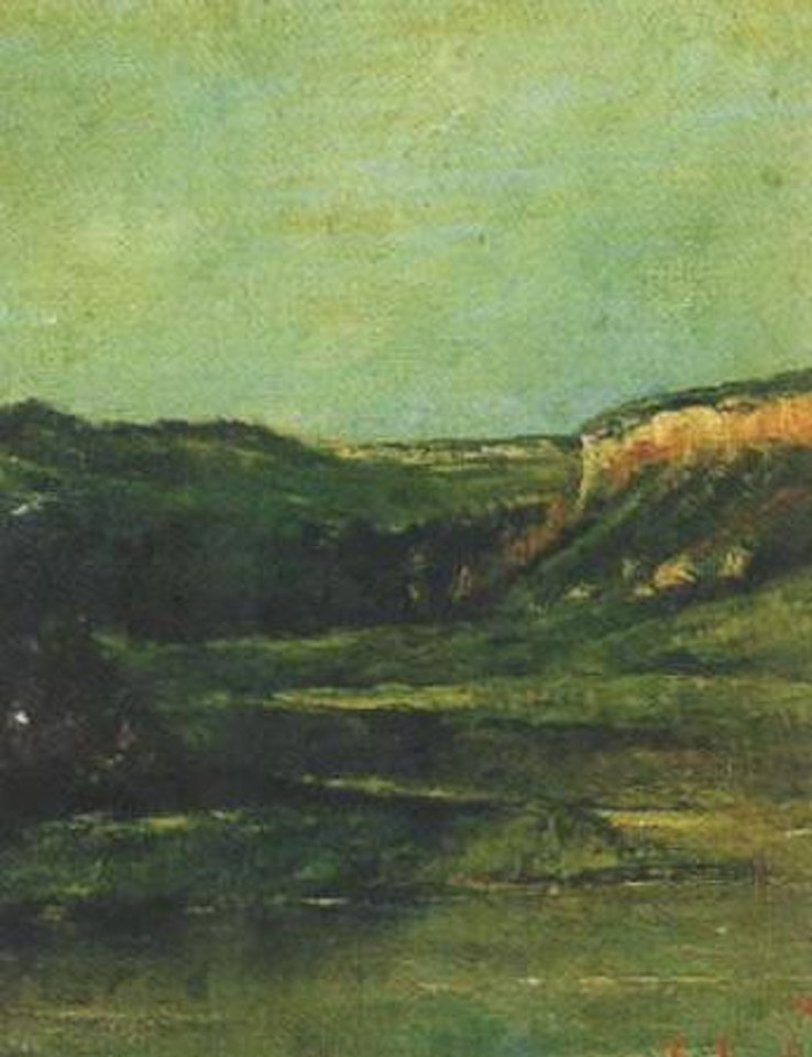 Jura landscape by Gustave Courbet