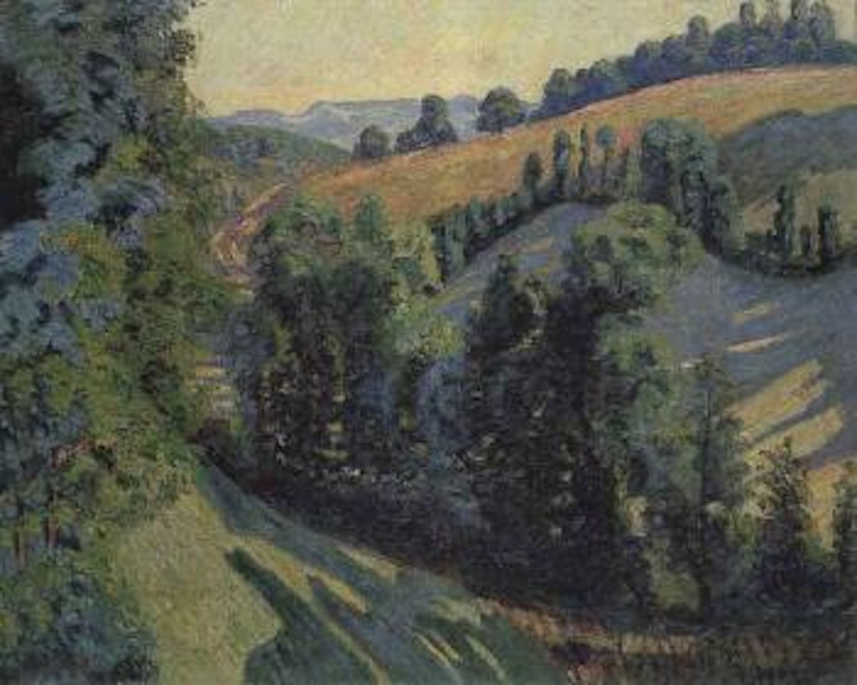 Paysage a Pontgibaud by Armand Guillaumin