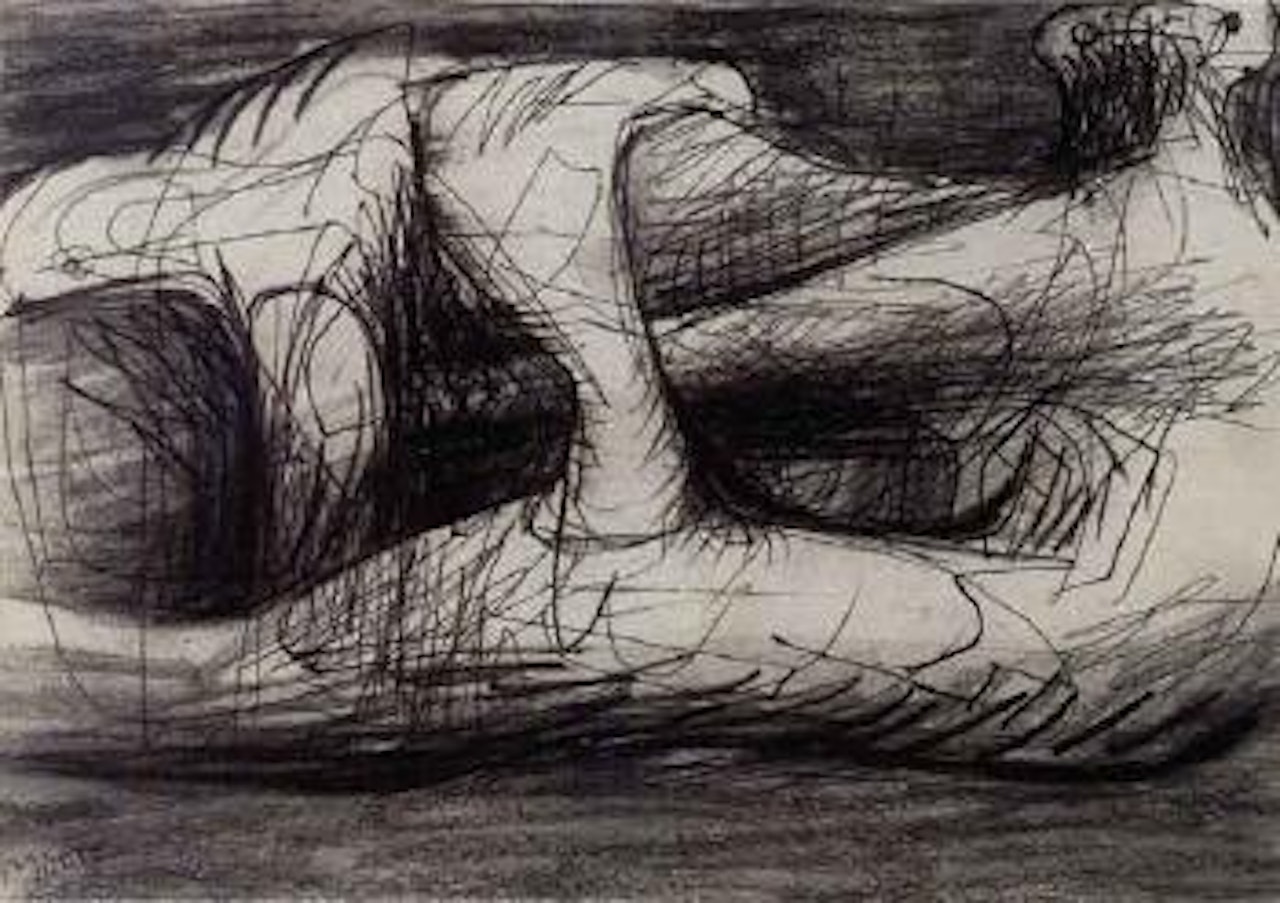 Reclining figure by Henry Moore