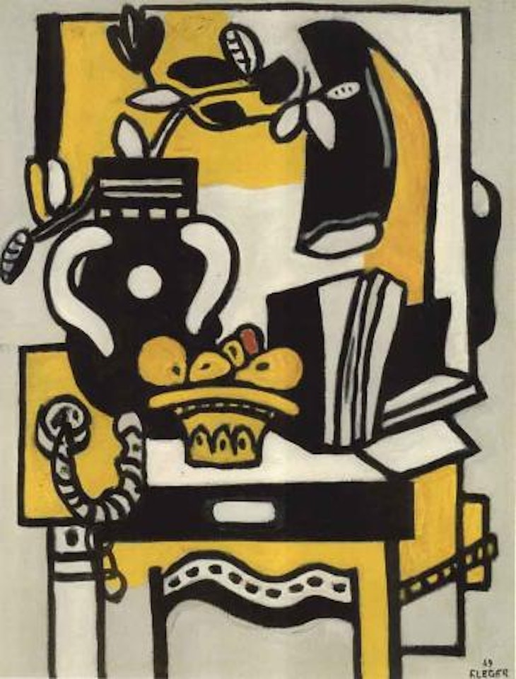 Le vase noir by Fernand Leger