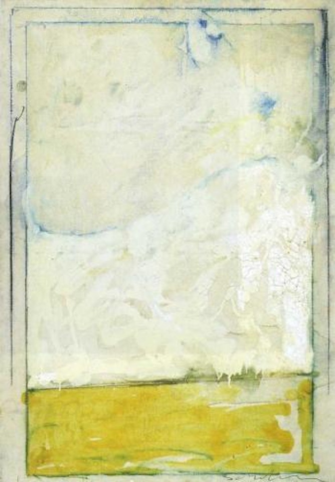 Anemic landscape by Mario Schifano