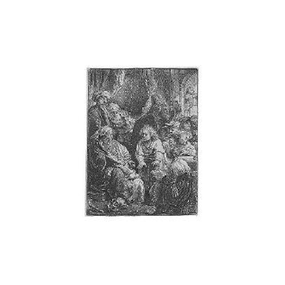 Joseph telling his dreams by Attributed to Rembrandt Harmensz van Rijn
