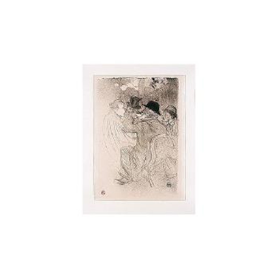 Au moulin rouge, un rude, in vrai rude by Henri de Toulouse-Lautrec