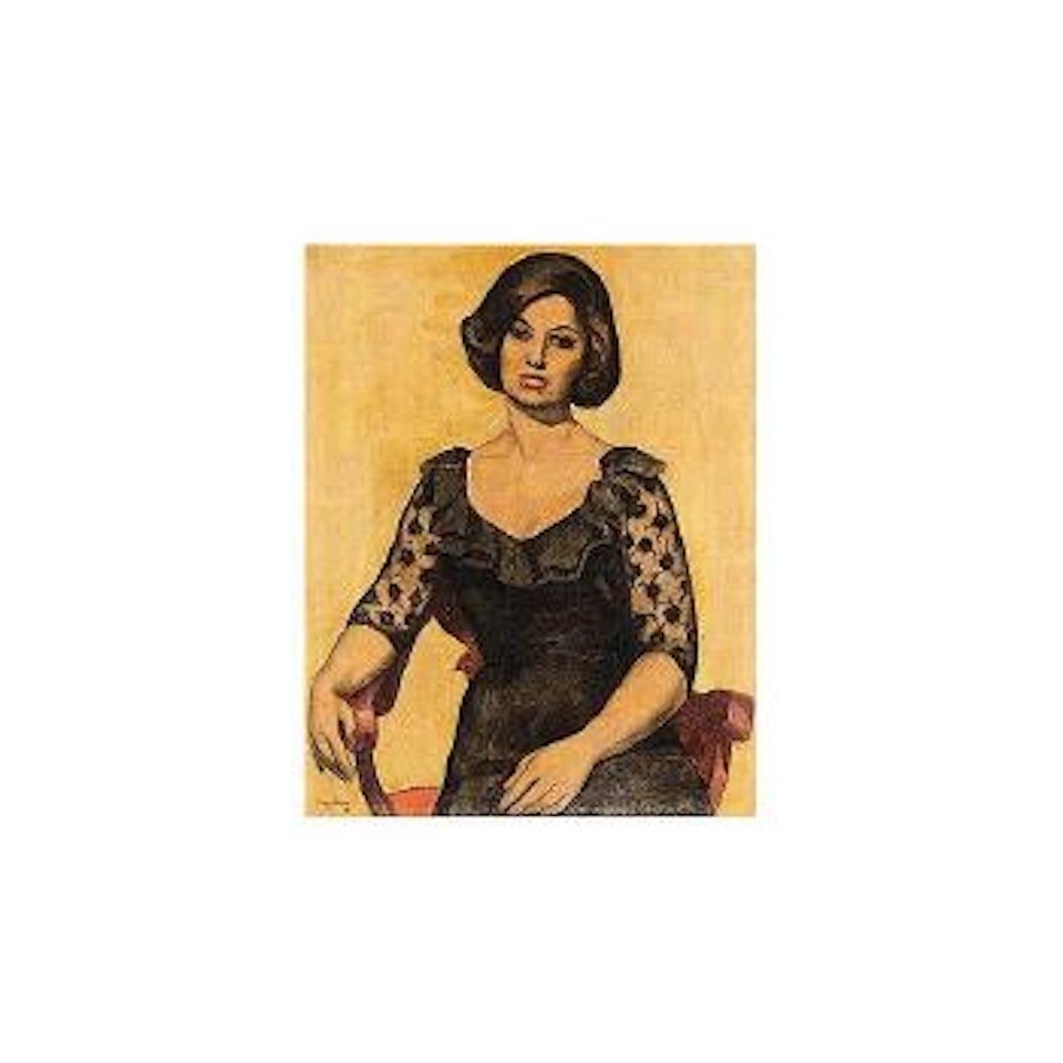 Portrait of a lady by Louai Kayali