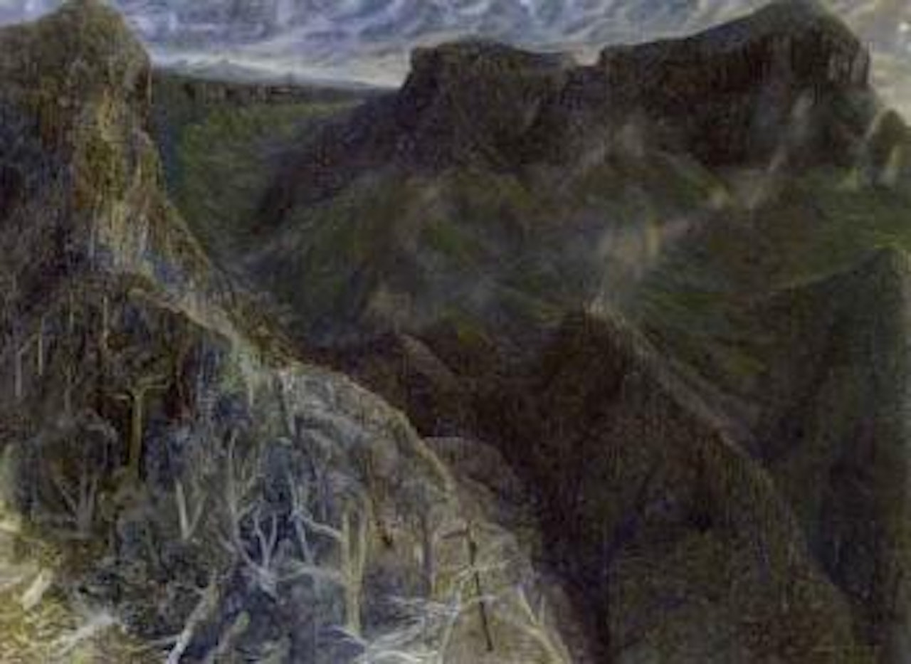 Below Springbrook with light rain by William Francis Robinson
